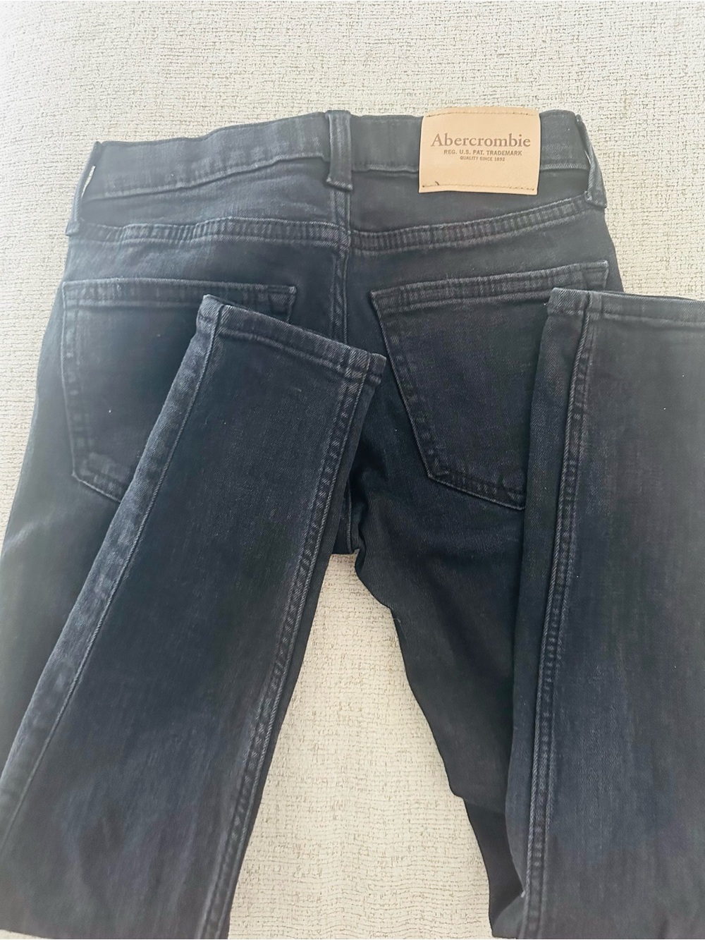 abercrombie kids Black Slim Stretch Jeans